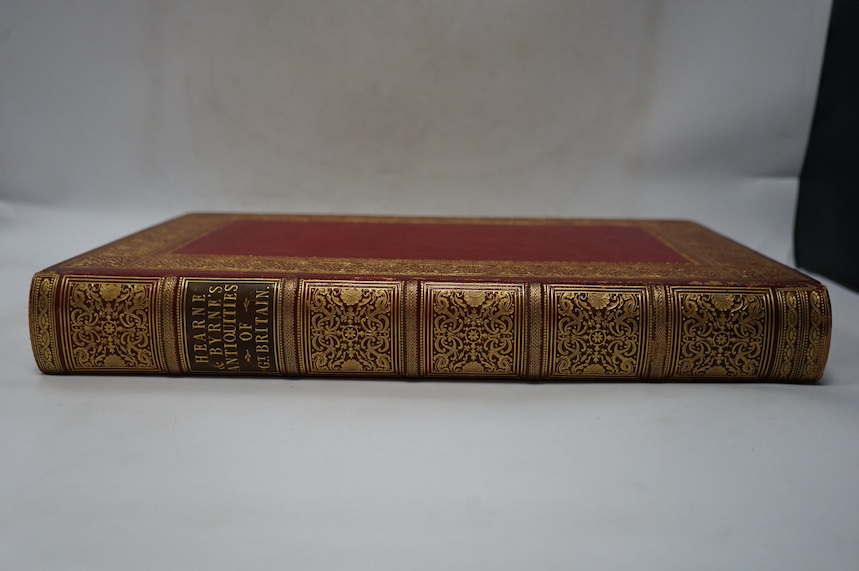 Britain.- Hearne (Thomas) & William Byrne. Antiquities of Great-Britain, illustrated in Views of Monasteries, Castles, and Churches, Now Existing. first edition, vol.1 with list of subscribers and additional engraved pic